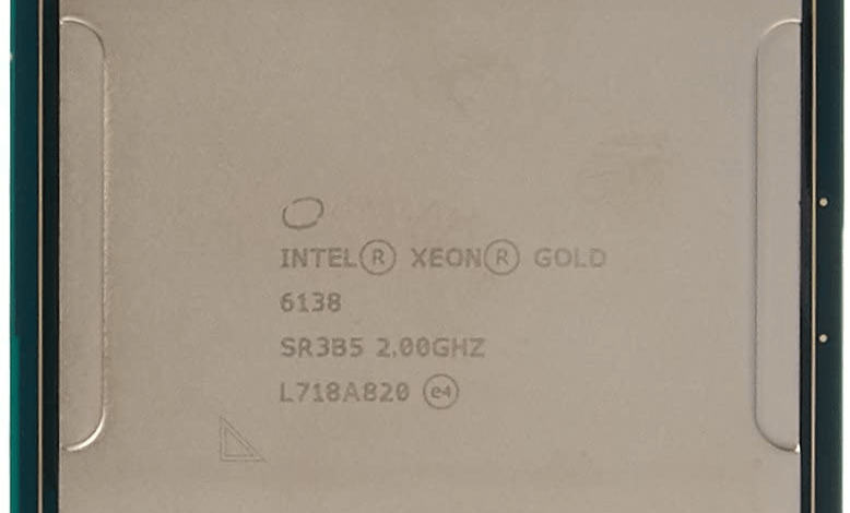 مشخصات پردازنده Intel Xeon Gold 6138