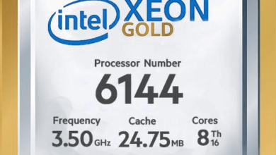 مشخصات پردازنده Intel Xeon Gold 6144