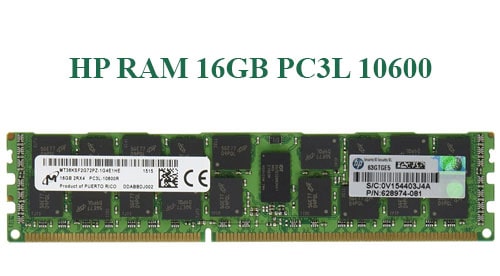 رم سرور اچ پی 16GB PC3L 10600