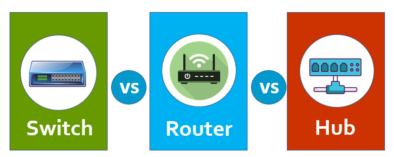 تفاوت هاب، سوئیچ و روتر چیست؟